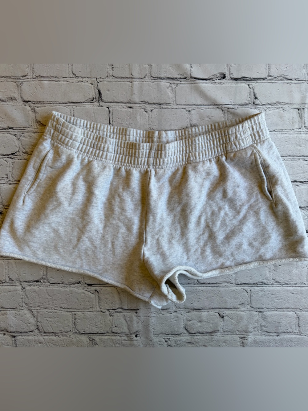 Aerie Offline Terry Shorts Womens XL Longe Summer Gray Soft